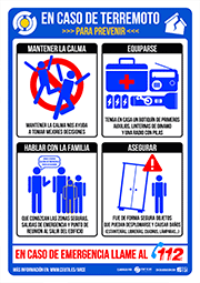 Protegerse en caso de terremoto