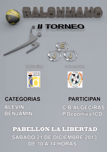 Cartel II Torneo Balonamno JEJ