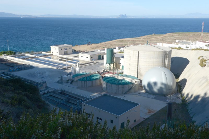 EDAR estación depuradora aguas residuales ACEMSA ciclo integral Gibraltar Estrecho Santa Catalinaweb