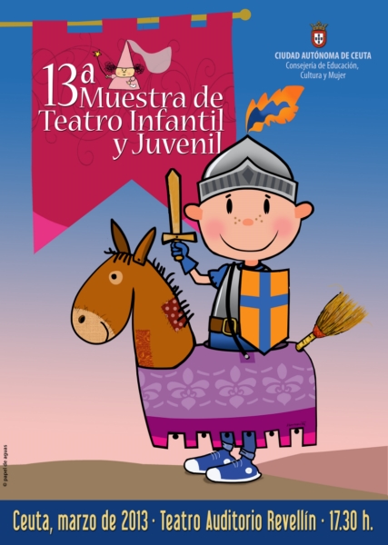 CARTEL DE LA XIII MUESTRA DE TEATRO INFANTIL  