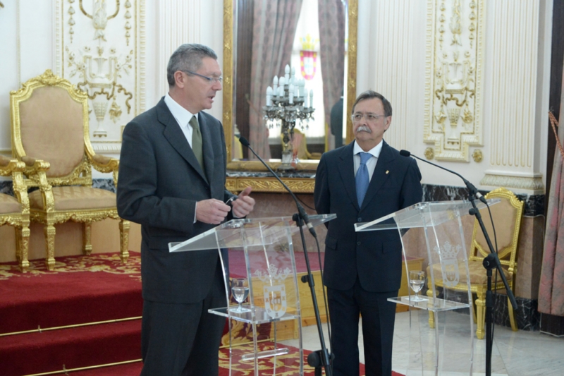 Gallardón en su intervención