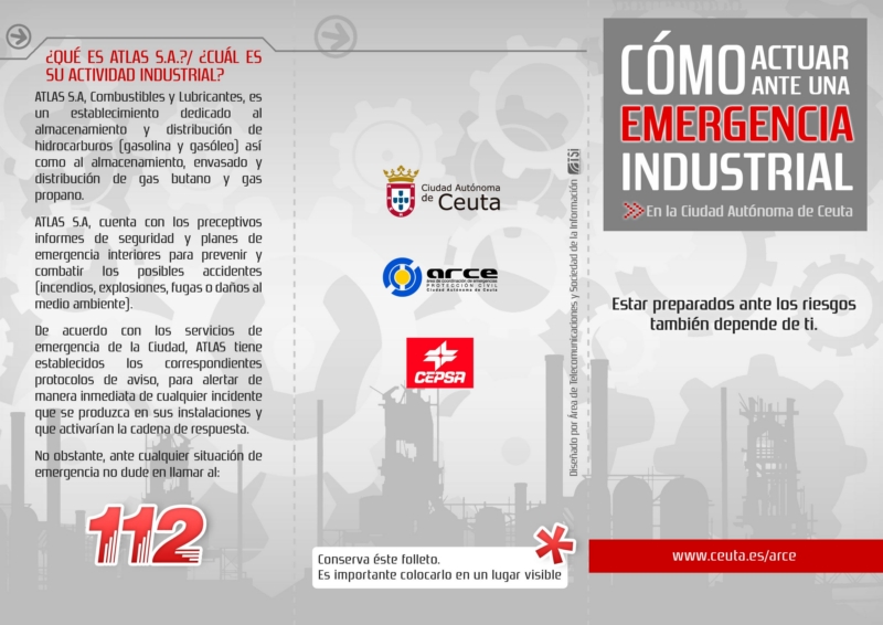 TRÍPTICO DE EMERGENCIAS INDUSTRIALES