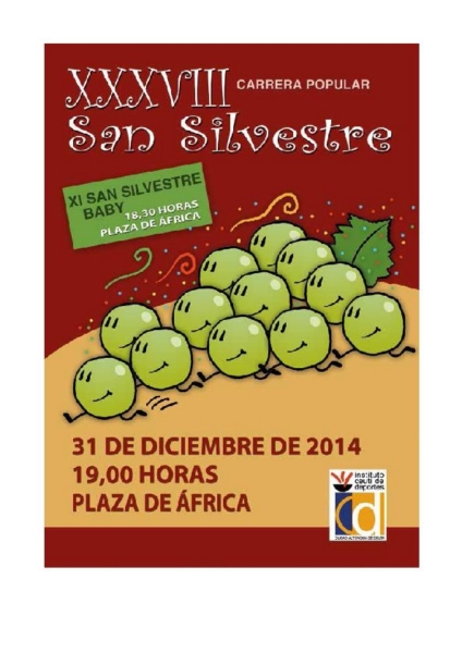 Cartel de la San Silvestre 2014