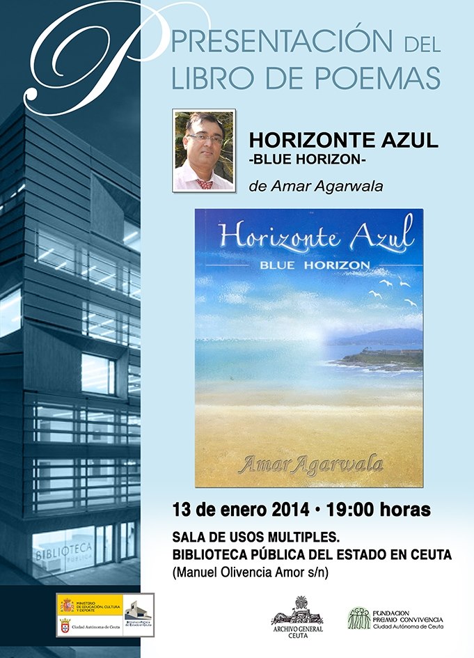 Cartel Horizonte Azul Amar Agarwalaweb