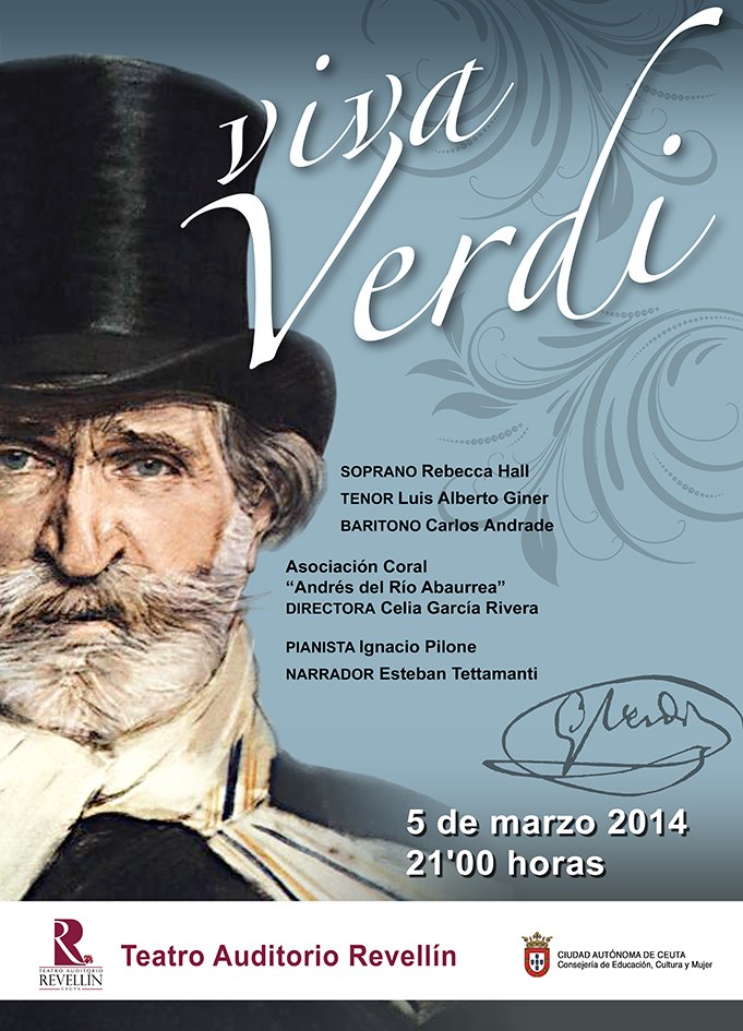 Cartel Viva Verdi música Culturaweb