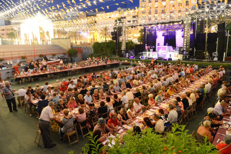 Encuentro de Mayores en la Feria de Ceuta 2012