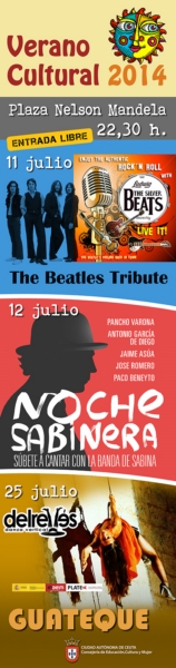 cARTEL DE LOS CONCIERTOS DE LA PLAZA NELSON MANDELA