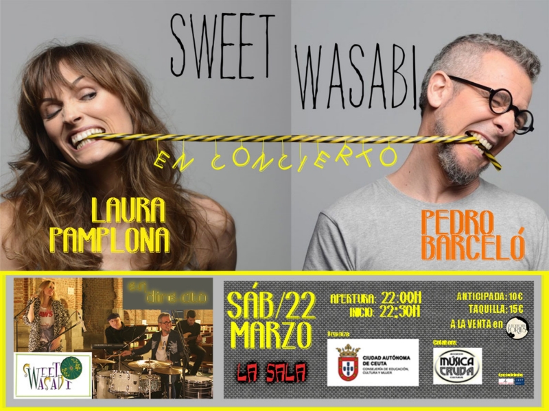 Cartel del concierto de Sweet Wasabi 