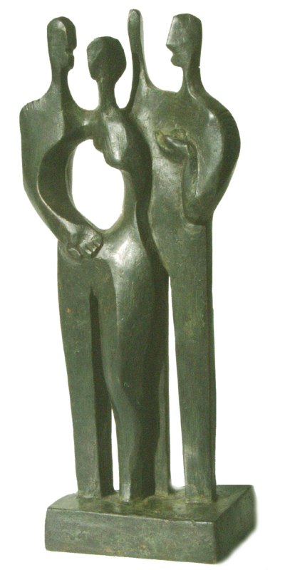 Escultura del Premio Convivencia