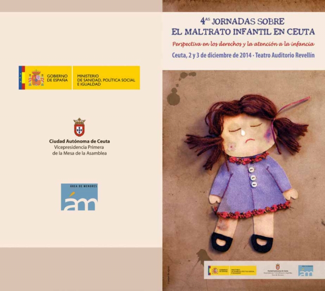 Cartel de las Jornadas de maltrato infantil