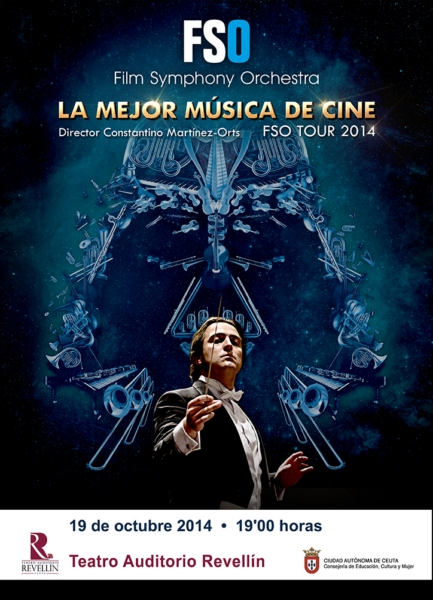 Cartel del concierto de la Film Symphony Orchestra