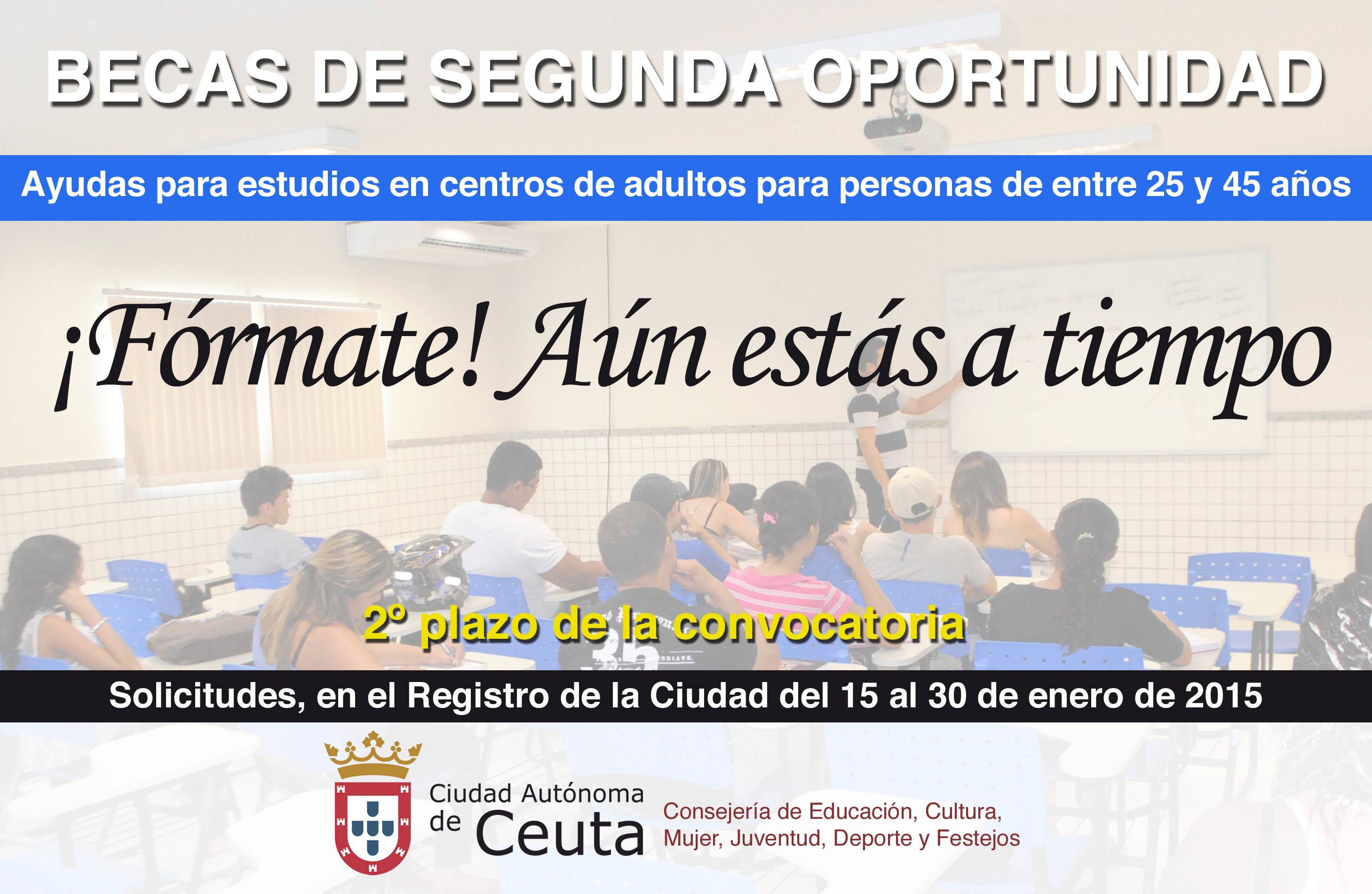 becas segunda oportunidad centros estudios adultos educación