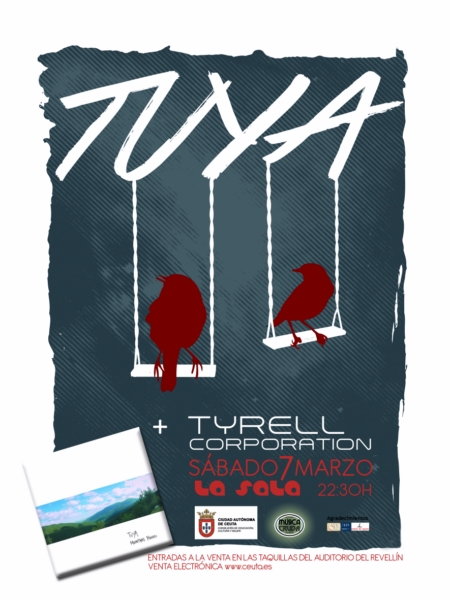 Cartel del concierto de Tuya